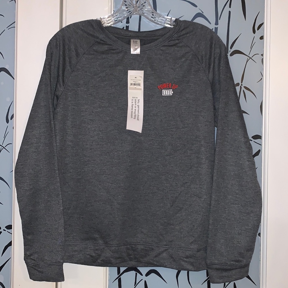 Gap kids, Power up logo Long-sleeve shirt